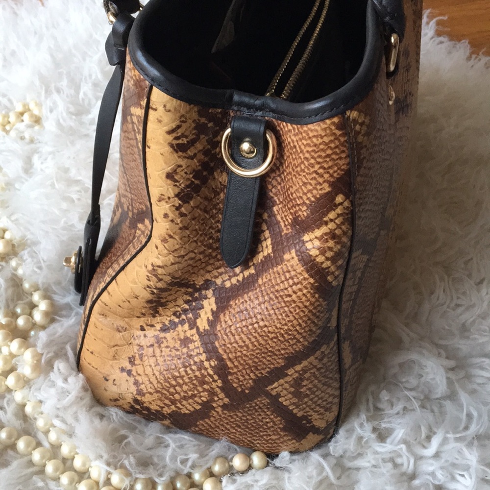 Limited Edition Coach Gorgeous Python Snake Print… - image 7
